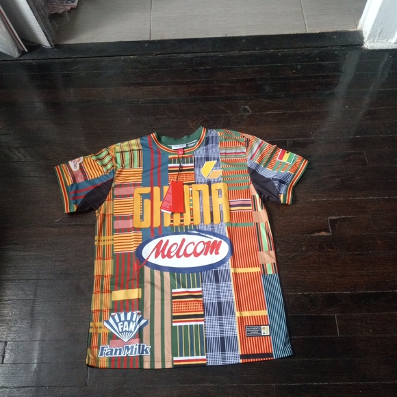 Ghana International Team Men's Headgear Classics 1990 World Cup Soccer Jersey